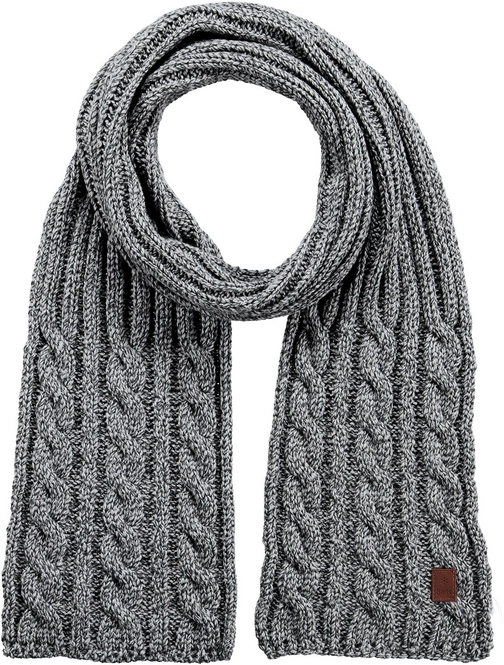 Scarf Barts Twister Heather Grey