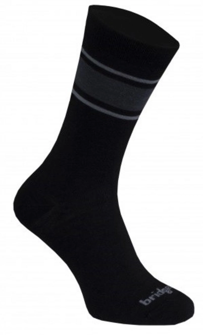 Socks Bridgedale Merino Sock Liner Black LT Grey