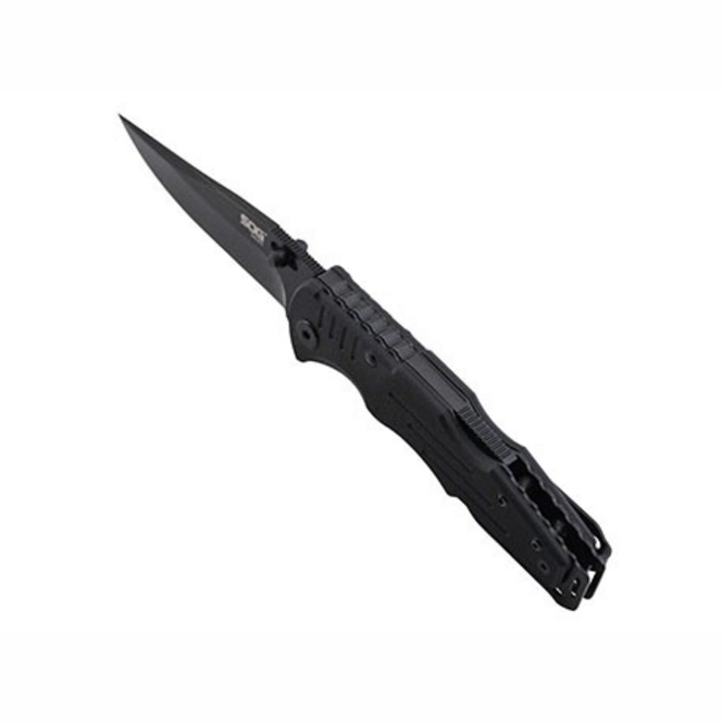 Folding Knife SOG Salute Mini Black Clam