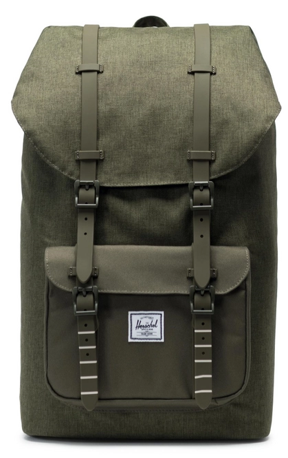 Rucksack Herschel Supply Co. Little America Olive Night Crosshatch