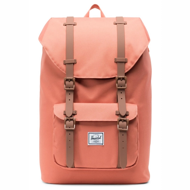 Rucksack Herschel Supply Co. Little America Mid-Volume Apricot Brandy Saddle Brown