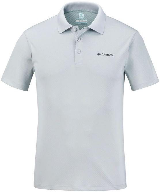 Polo Shirt Columbia Men Zero Rules Cool Grey