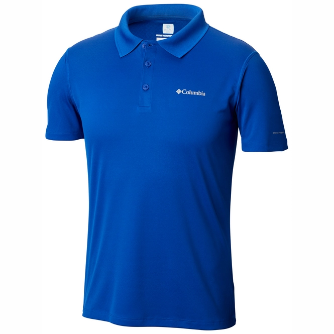 Polo Shirt Columbia Men Zero Rules Azul