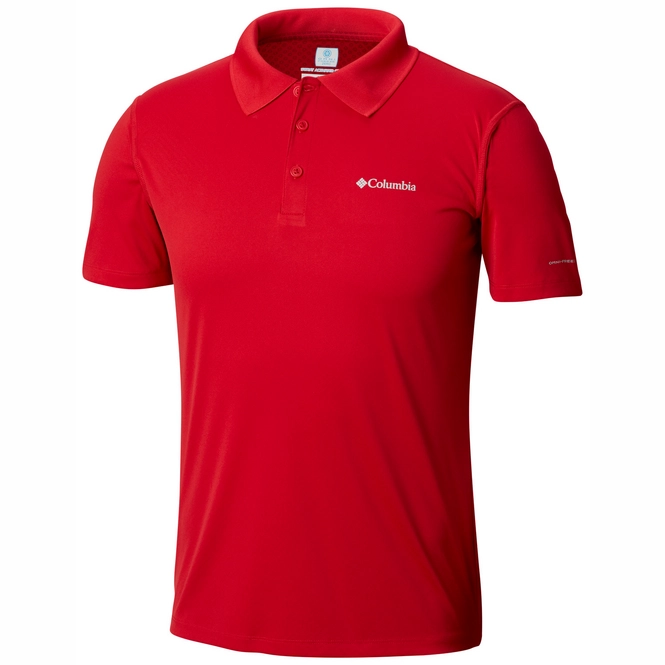 Polo Shirt Columbia Men Zero Rules Mountain Red
