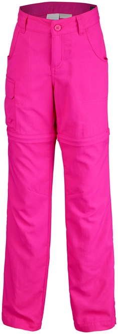 Trousers Columbia Girls Silver Ridge III Convertible Haute Pink