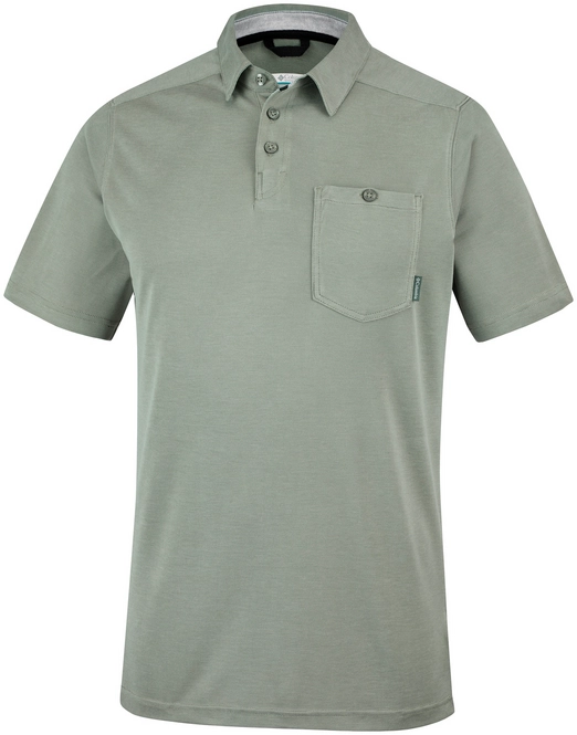 Polo Shirt Columbia Men Sun Ridge II Novelty Cypress