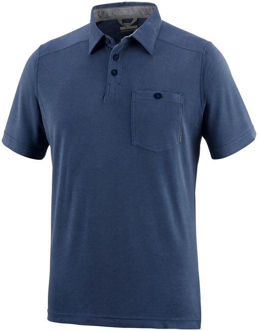Polo Shirt Columbia Men Sun Ridge II Novelty Carbon