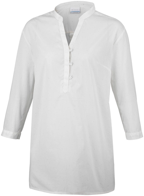 Shirt Columbia Women Early Tide Tunic Sea Salt Dots