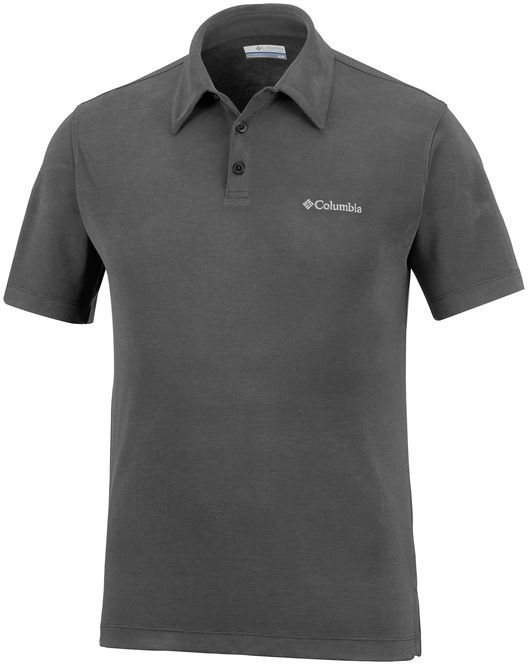 Polo Shirt Columbia Men Road Racer Black