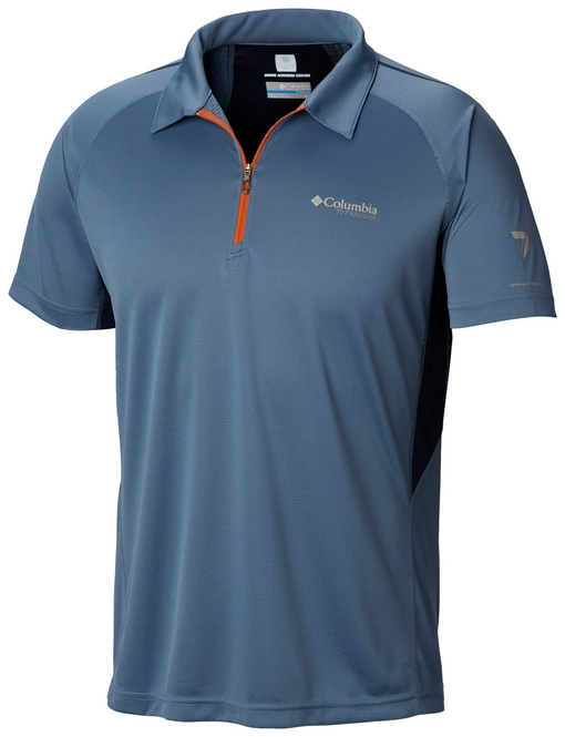 Polo Shirt Columbia Men Titan Trail Mountain Colle