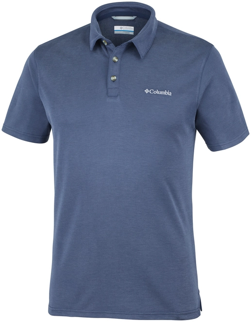 Polo Shirt Columbia Men Bromines Way Collegiate Navy