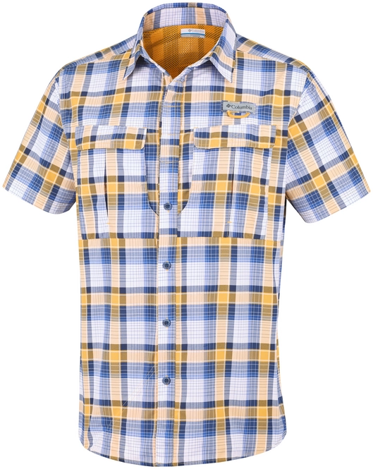 Shirt Columbia Men Cascade Explorer Plaid SS Stinger