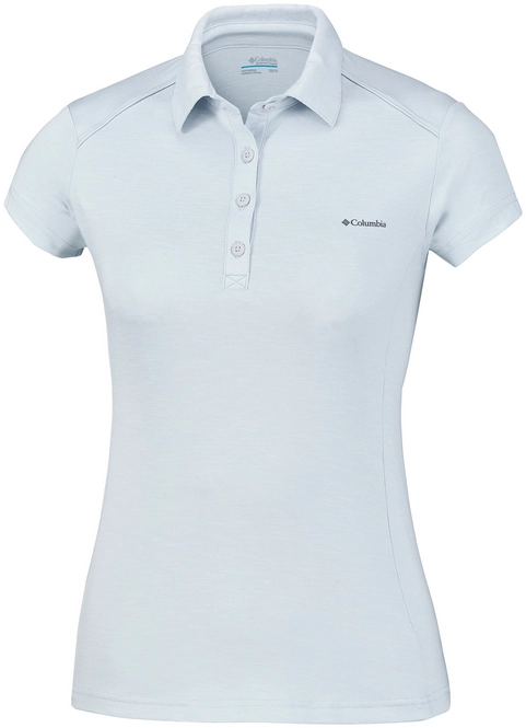 Polo Shirt Columbia Women Firwood Camp Blue Dusk Heather