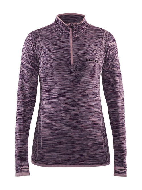Undershirt Craft Active Comfort Zip Women Purple