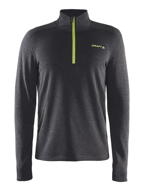 Ski Sweatshirt Craft Sweep Halfzip Men Black Yellow