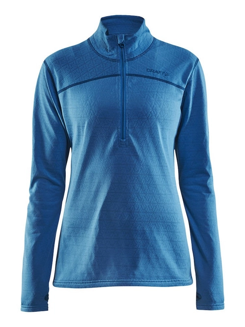 Sports Shirt Craft Pin Halfzip Women Typhoon Teal