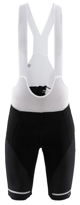 Cycling Shorts Craft Men Hale Bib Black White