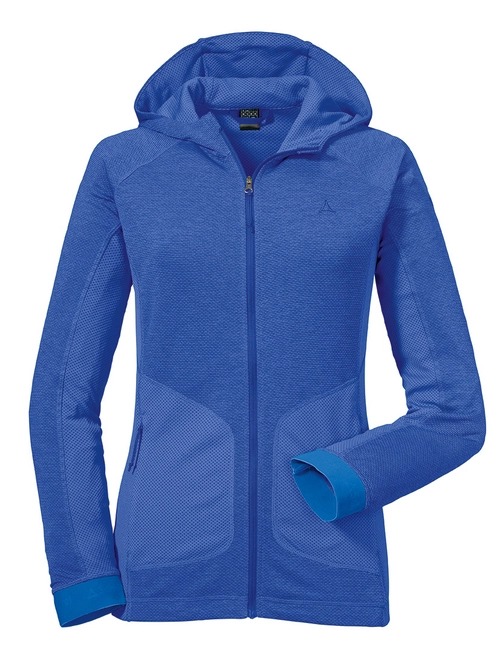 Hoodie Schöffel Women Fleece Corrientes Dazzling Blue