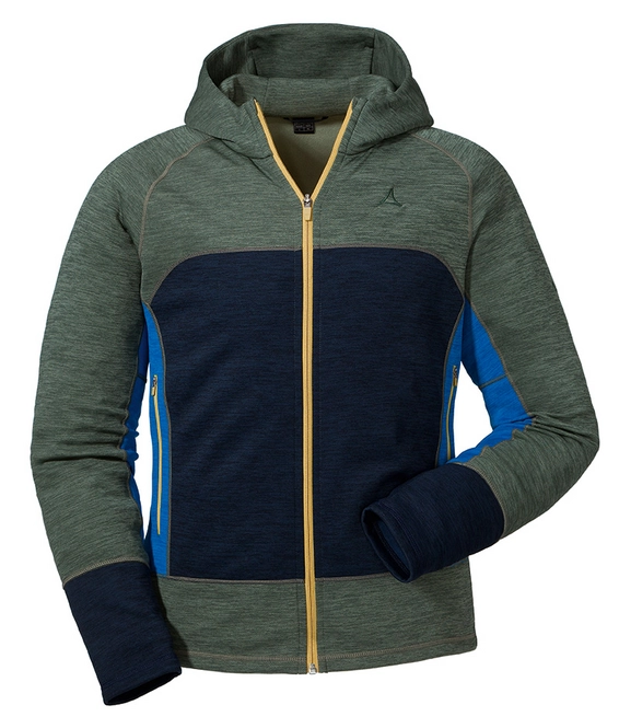 Hoodie Schöffel Men Fleece Trentino Agave Green