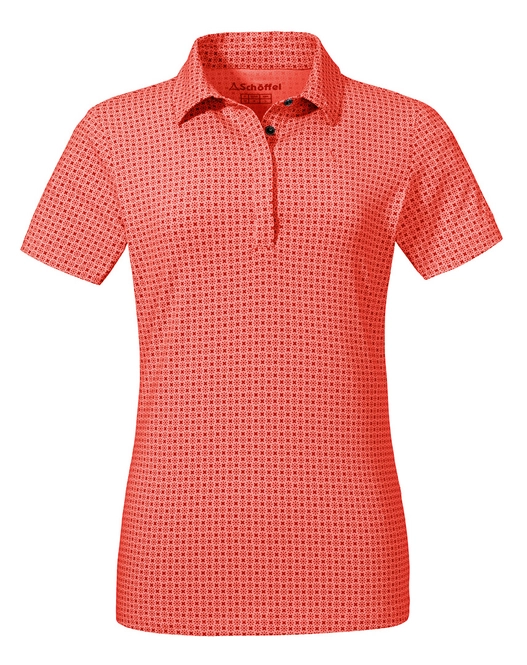 Polo Shirt Schöffel Women Altenberg1 Aura Orange