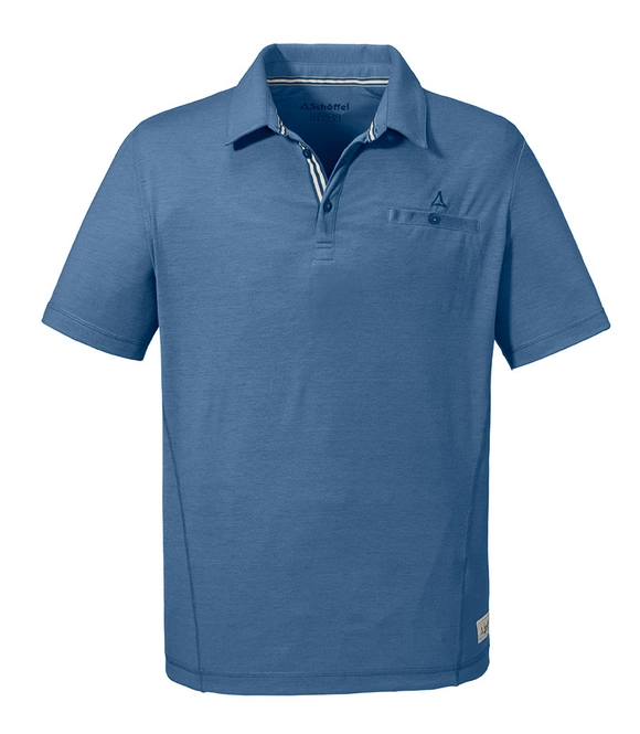 Polo Shirt Schöffel Men Kochel1 Blue Horizon