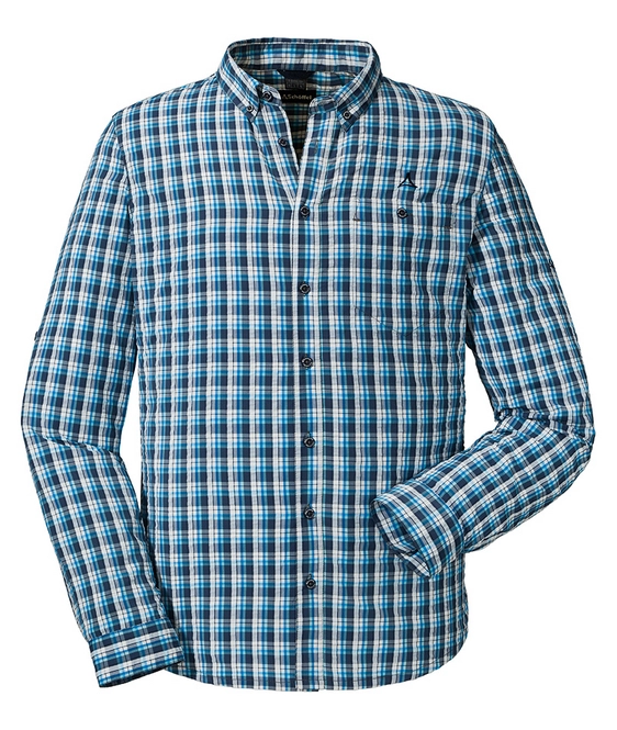 Shirt Schöffel Men Kuopio2 UV LG Directoire Blue