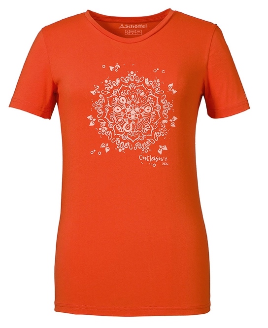 T-Shirt Schöffel Womens Zug2 Mandarin Red