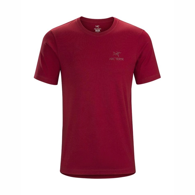 T-Shirt Arc'teryx Mens Emblem SS Red Beach