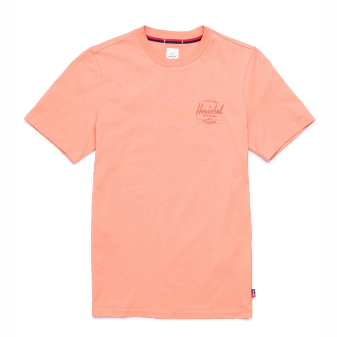 T-Shirt Herschel Supply Co. Women Tee Classic Logo Carnelian Apricot