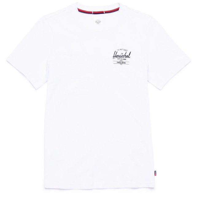 T-Shirt Herschel Supply Co. Women Tee Classic Logo Bright White Black