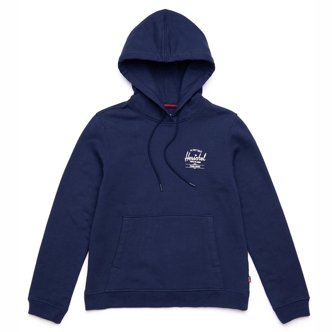 Hoodie Herschel Supply Co. Women's Pullover Classic Logo Peacoat White