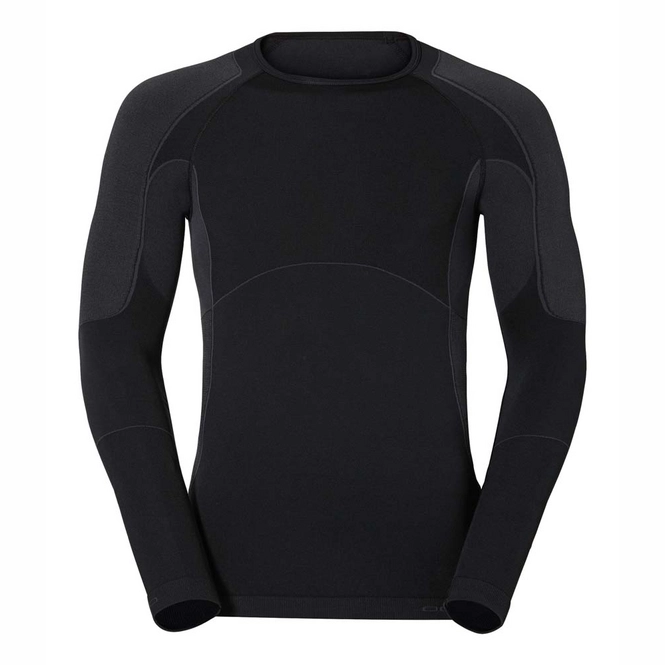 Undershirt Odlo Mens L/S Crew Neck Evolution X-Warm Black