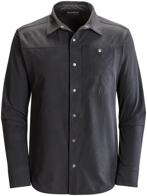 Long Sleeve Shirt  Black Diamond Mens Modernist Rock Shirt Smoke