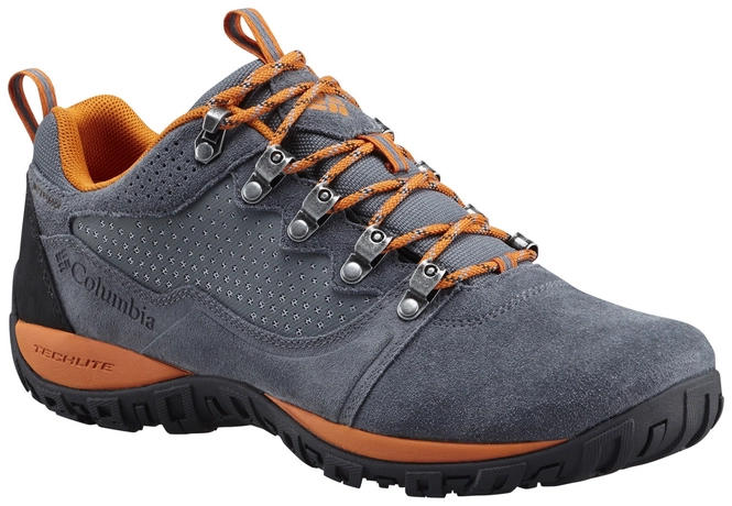 Walking Shoes Columbia Men Peakfreak Venture Low Suede WP Graphite Desert Sun