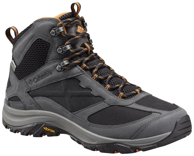 Walking Shoes Columbia Men Terrebonne Mid Outdry Black Bright Copper