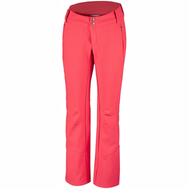 Ski Trousers Columbia Women Roffe Ridge Red Camellia