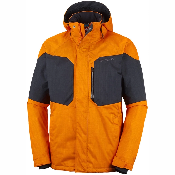 Ski Jacket Columbia Men Alpine Action Solarize Black