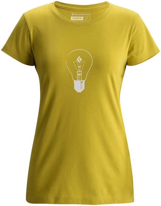 T-Shirt Black Diamond Women Ss Bd Idea Tee Ochre