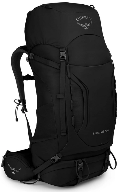Backpack Osprey Kestrel 58 Black Men (S/M)