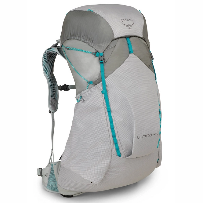 Backpack Osprey Lumina 45 Cyan Silver Women M