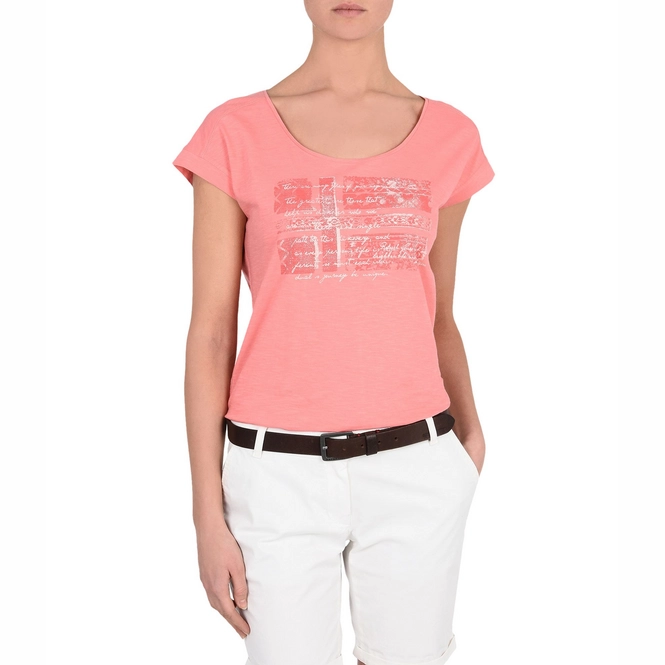 T-Shirt Napapijri Sandino Neon Pink Women
