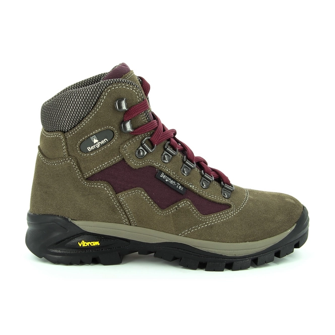 Walking Boots Berghen Bormio High Safari Bordeaux