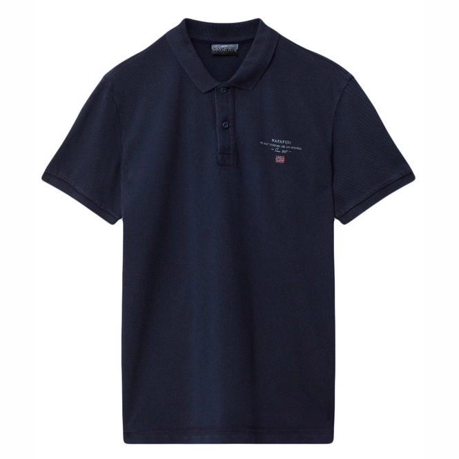 Polo Shirt Napapijri Men Elbas 2 Blu Marine
