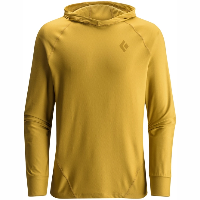Long Sleeve Hoody Black Diamond Men Alpenglow Curry