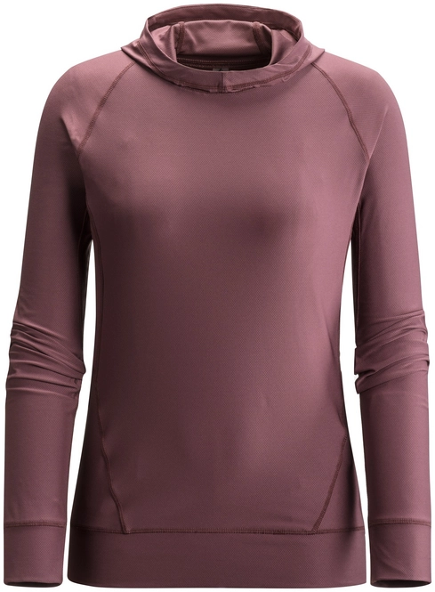 Long Sleeve Black Diamond Women Alpenglow Hoody Sandalwood