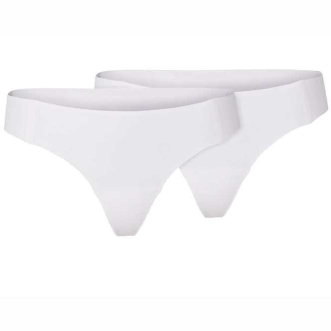 Underwear Odlo Womens String The Invisibles White