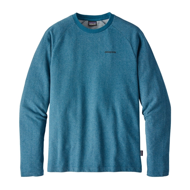 Jumper Patagonia Men's P-6 Logo LW Crew Big Sur Blue