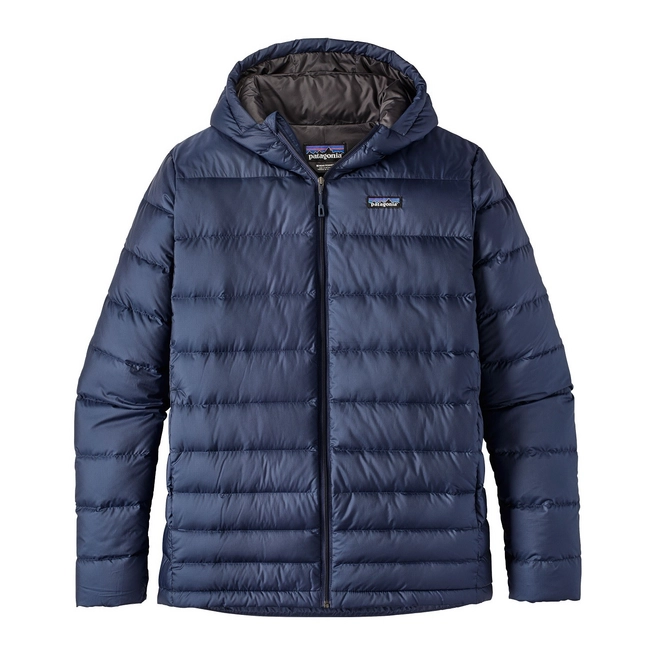 Winter Jacket Patagonia Men's Hi-Loft Down Hoodie Navy Blue