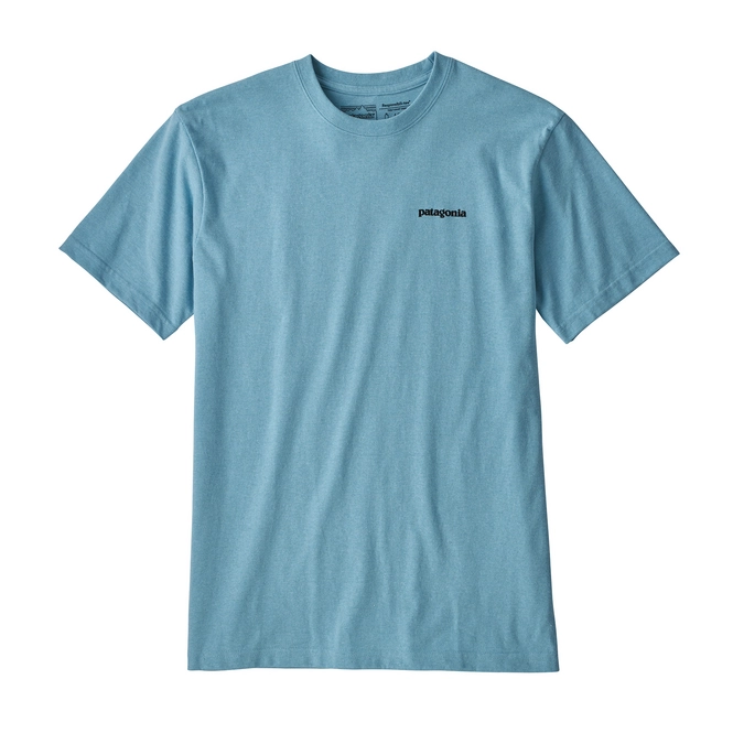 T-Shirt Patagonia Men P-6 Logo Responsibili-Tee Break Up Blue