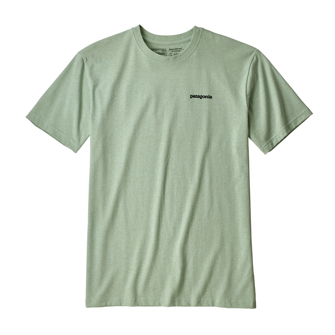 T-Shirt Patagonia Men P-6 Logo Responsibili-Tee Lite Distilled Green